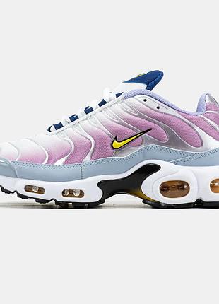 Женские розовые кроссовки nike air max tn plus pink blue х эйр макс тн 36