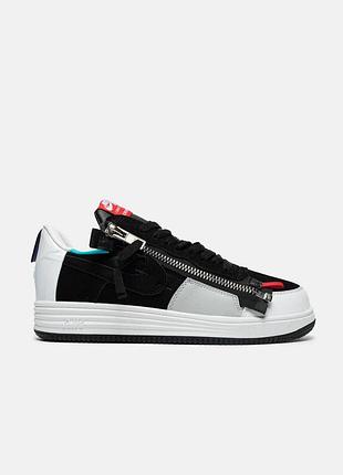 Чорні кросівки унісекс nike lunar force 1 low acronym multicolor х найк лур форс 45