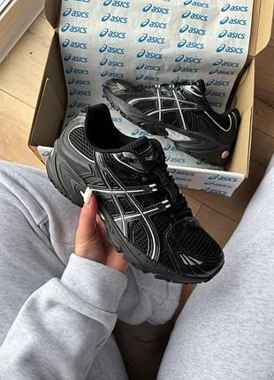 Чорні кросівки унісекс asics gel kahana tr nexus black silver х ассікс 38
