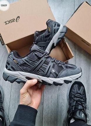 Сірі чоловічі кросівки asics gel sonoma 15-50 grey gore-tex termo winter х асікс 41