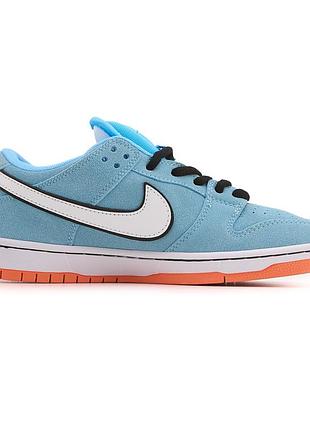 Блакитні кросівки унісекс nike sb dunk low club gulf 58 х данк 37