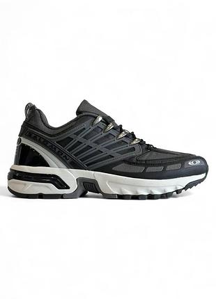 Мужские серые кроссовки salomon acs pro advanced gore-tex termo grey х саломон 44