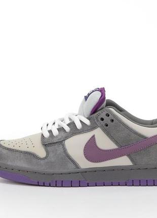 Сірі кросівки унісекс nike sb dunk low otomo katsuhiro grey purple х данк 44