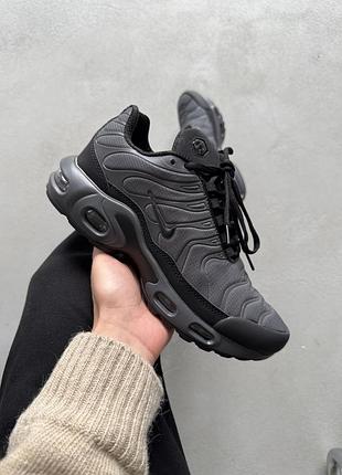 Сірі кросівки унісекс nike air max plus tn grey gore-tex winter termo х ейр макс тн 36