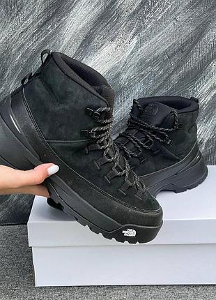 Мужские черные кроссовки the north face glenclyffe high black termo х норт фейс 40