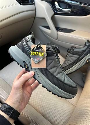 Мужские серые кроссовки merrell float pro grey gore-tex winter termo х меррел 43