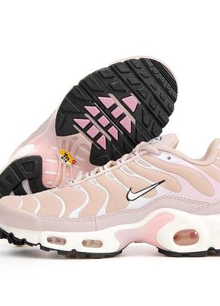 Женские розовые кроссовки nike air max tn plus pink х эйр макс тн 37