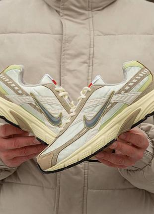 Бежевые кроссовки унисекс nike initiator beige green х найк 41