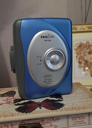 Кассетный плеер proline pw100 (новый, из англии) - ретро-звук высокого качества!