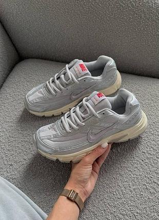 Сірі кросівки унісекс nike initiator grey beige х найк 37