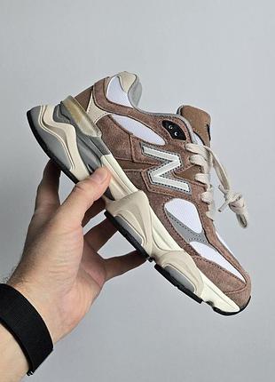 Женские коричневые кроссовки new balance 9060 mocha brown х нью беланс 41