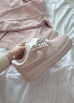 Розовые женские кроссовки nike air force 1 low '07 pink х эйр форс 38