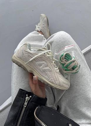 Бежеві кросівки унісекс new balance 204l beige grey х нью беланс 40