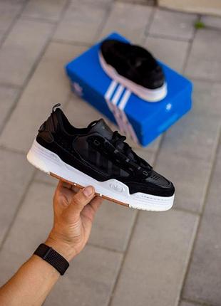 Мужские черные кроссовки adidas adi 2000 black white х адидас 41