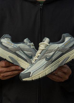 Бежевые кроссовки унисекс nike initiator beige grey gore-tex termo х найк 45