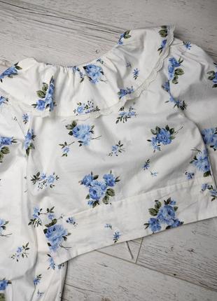 Очень милая блуза на топ на пуговках р.8 (s)6 фото
