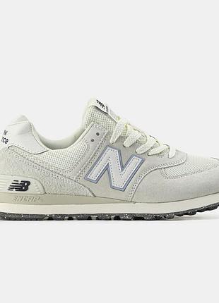 Женские бежевые кроссовки new balance 574 beige х нью беланс 40