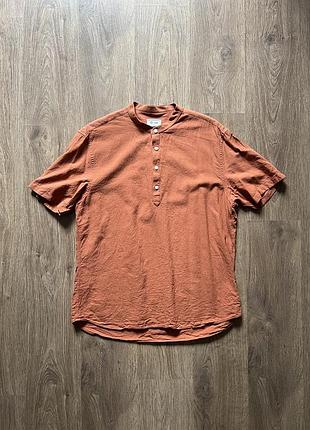 Рубашка с льном giordano p l