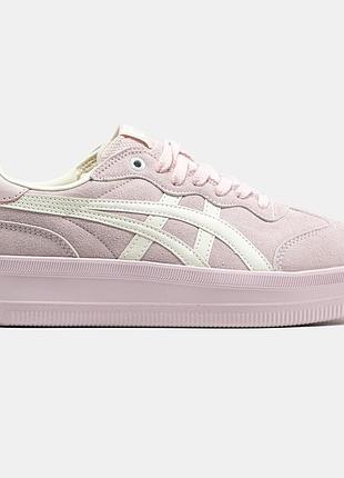 Женские розовые кроссовки asics onitsuka tiger tokuten pink platform х ассикс 40