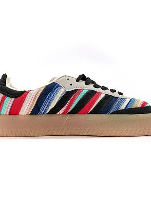 Разноцветные кроссовки adidas samba kseniaschnaider 🇺🇦 x адидас самба 40
