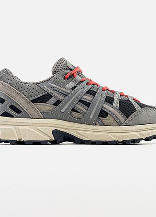 Серые кроссовки унисекс asics gel sonoma 15-50 clay obsidian grey х асикс 40