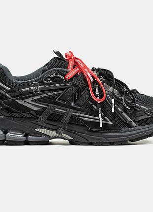 Чорні кросівки унісекс new balance 1906a double laces black х нью беланс 40