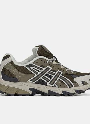 Кроссовки хаки унисекс asics gel sonoma tr62 khaki х ассикс 40