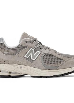Серые кроссовки унисекс new balance 2002r grey х нью беланс 38