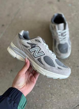 Серые кроссовки унисекс new balance 990 levi’s grey х нью беланс 41