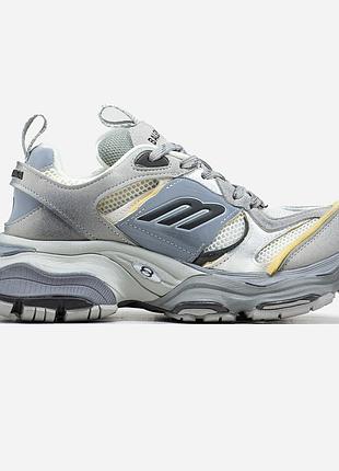 Жіночі сірі кросівки balenciaga cargo sneaker in grey blue x баленсіага 37