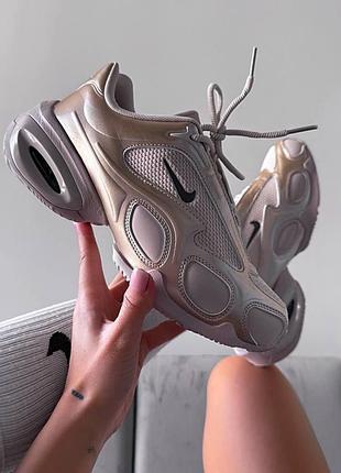 Бежевые женские кроссовки nike air max muse silver desert sand х эйр макс 38