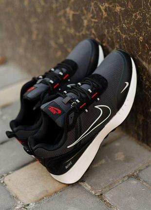 Чорні чоловічі кросівки nike waffle cordura grey black beige х найт 46