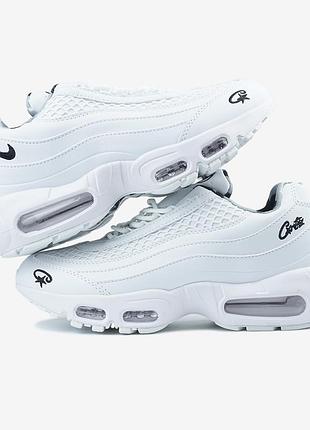 Белые кроссовки унисекс nike air max 95 sp corteiz white х эйр макс 38