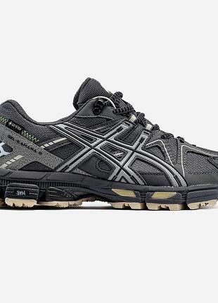 Серые кроссовки унисекс asics gel-kahana 8 gray marathon running gore-tex х ассикс 41