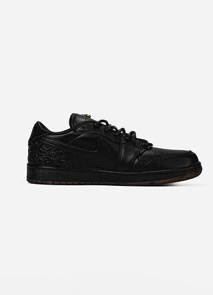 Мужские черные кроссовки air jordan 1 low og xuan wu х джордан 45