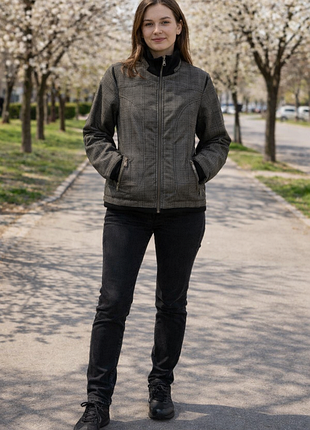 Куртка в клеточку out fit na-kd.