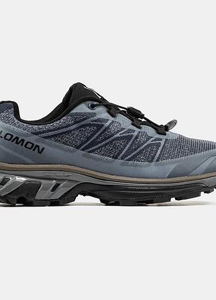 Мужские голубые кроссовки salomon xt-6 shadow blue х саломон 42