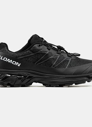 Мужские черные кроссовки salomon xt-6 shadow black х саломон 45
