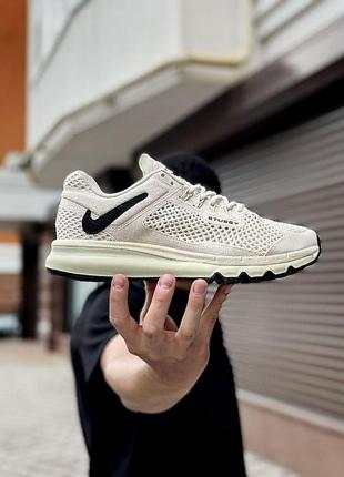 Бежевые кроссовки унисекс nike air max 2013 stussy fossil beige х эйр макс 45