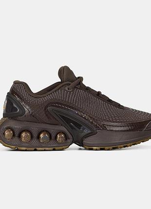 Женские коричневые кроссовки nike air max dn isamaya ffrench х эйр макс 38