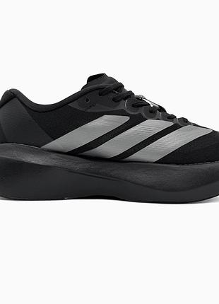 Чорні кросівки унісекс adidas adizero sl black silver x адідас 44