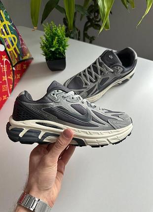 Серые кроссовки унисекс nike halo mix grey beige х найк 45