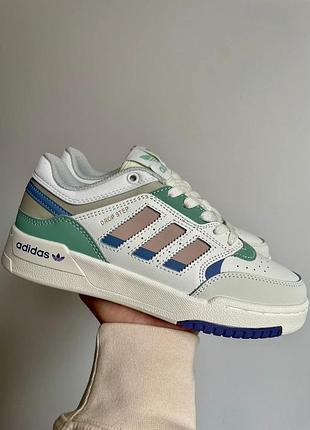 Бежеві жіночі кросівки adidas drop step beige multicolor x дроп степ 38