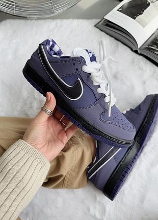 Фиолетовые кроссовки унисекс nike sb dunk low lobster purple х данк 37
