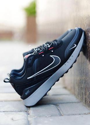 Чорні чоловічі кросівки nike waffle cordura black grey х найк 41