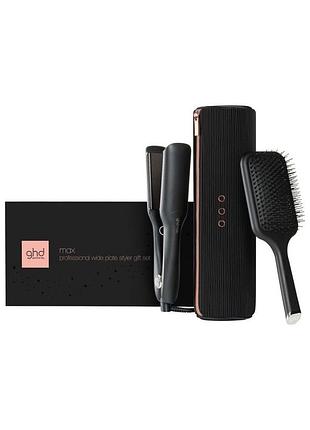 Ghd max великобританія  подарунковий  набір утюжок праска для волосся з чехлом та щіткою для волосся