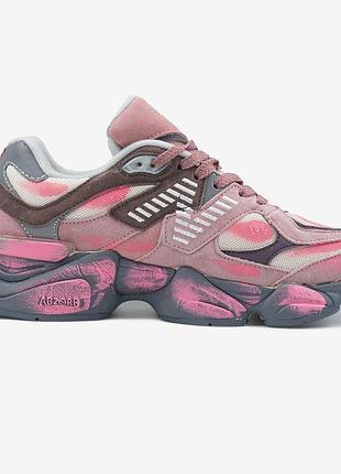 Женские розовые кроссовки new balance 9060 pink х нью беланс 36