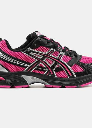 Женские розовые кроссовки asics gel 1130 pink black silver х ассикс 41