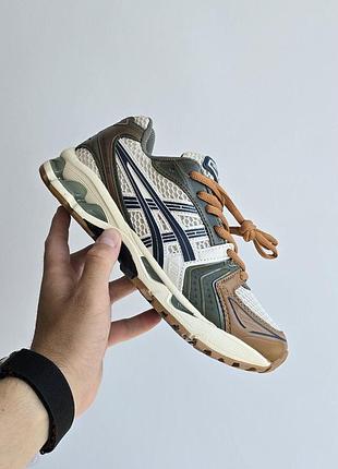 Бежеві кросівки унісекс asics gel kayano 14 vanilla tarmac х ассікс 38