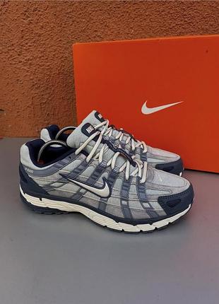 Оригінальні кросівки nike p-6000 se worn blue denim 40 розмір 25.5 см